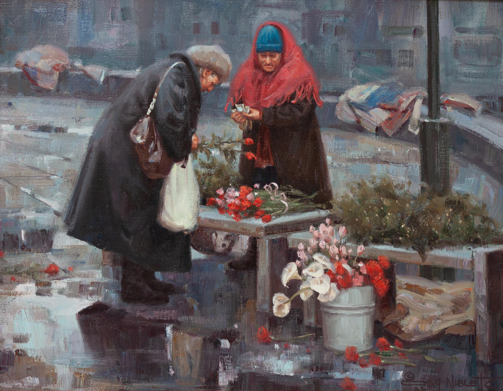 Rainy Day Flower Market