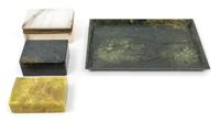 A Collection of 21 Chinese Hardstone Articles Length of longest 12 1/8 inches.