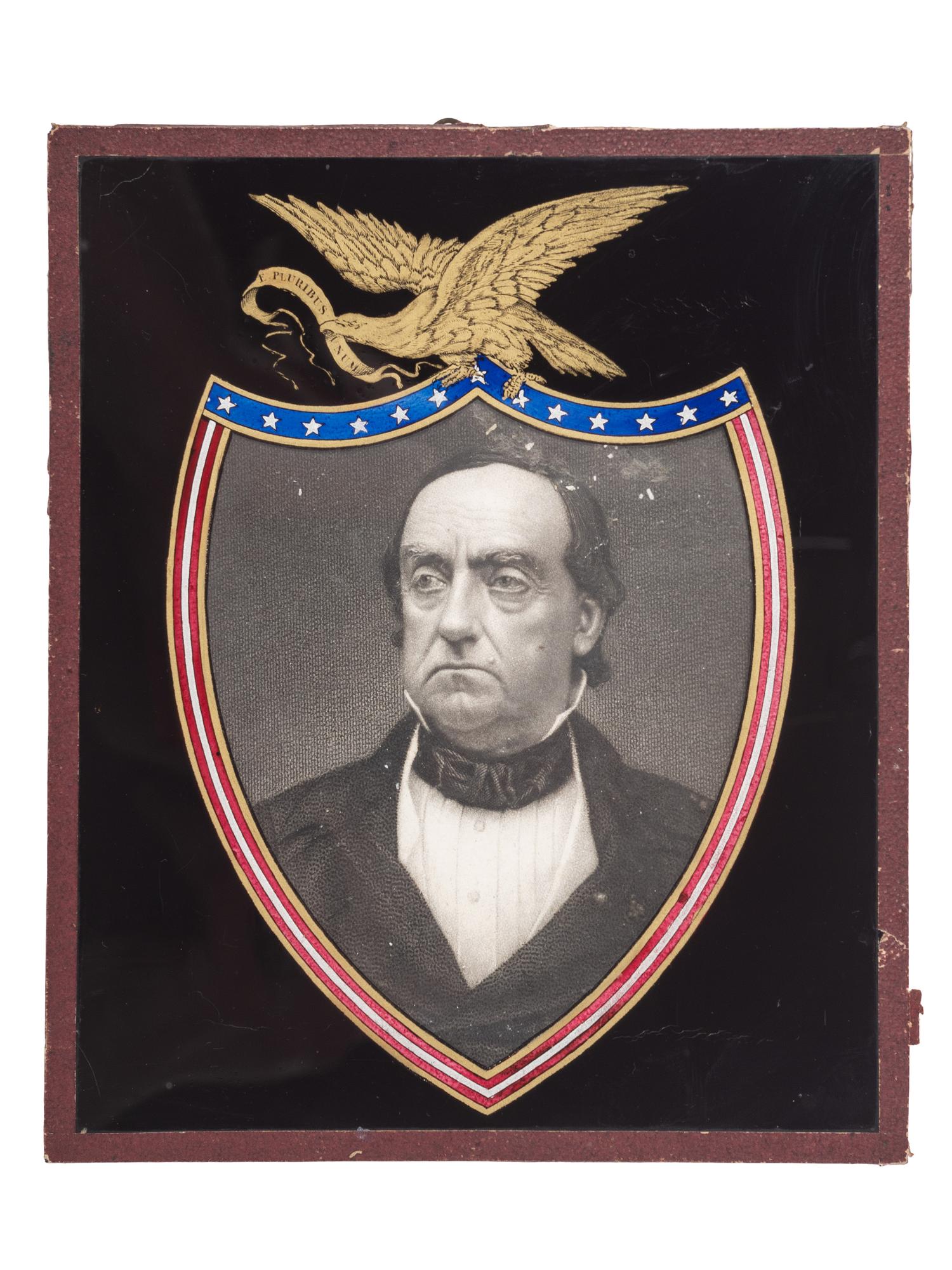 [POLITICS]. BRADY, Mathew, photographer, after. Engraving of Lewis Cass. New York: A.H. Ritchie, engraver, Edward Anthony, publisher, 1848.