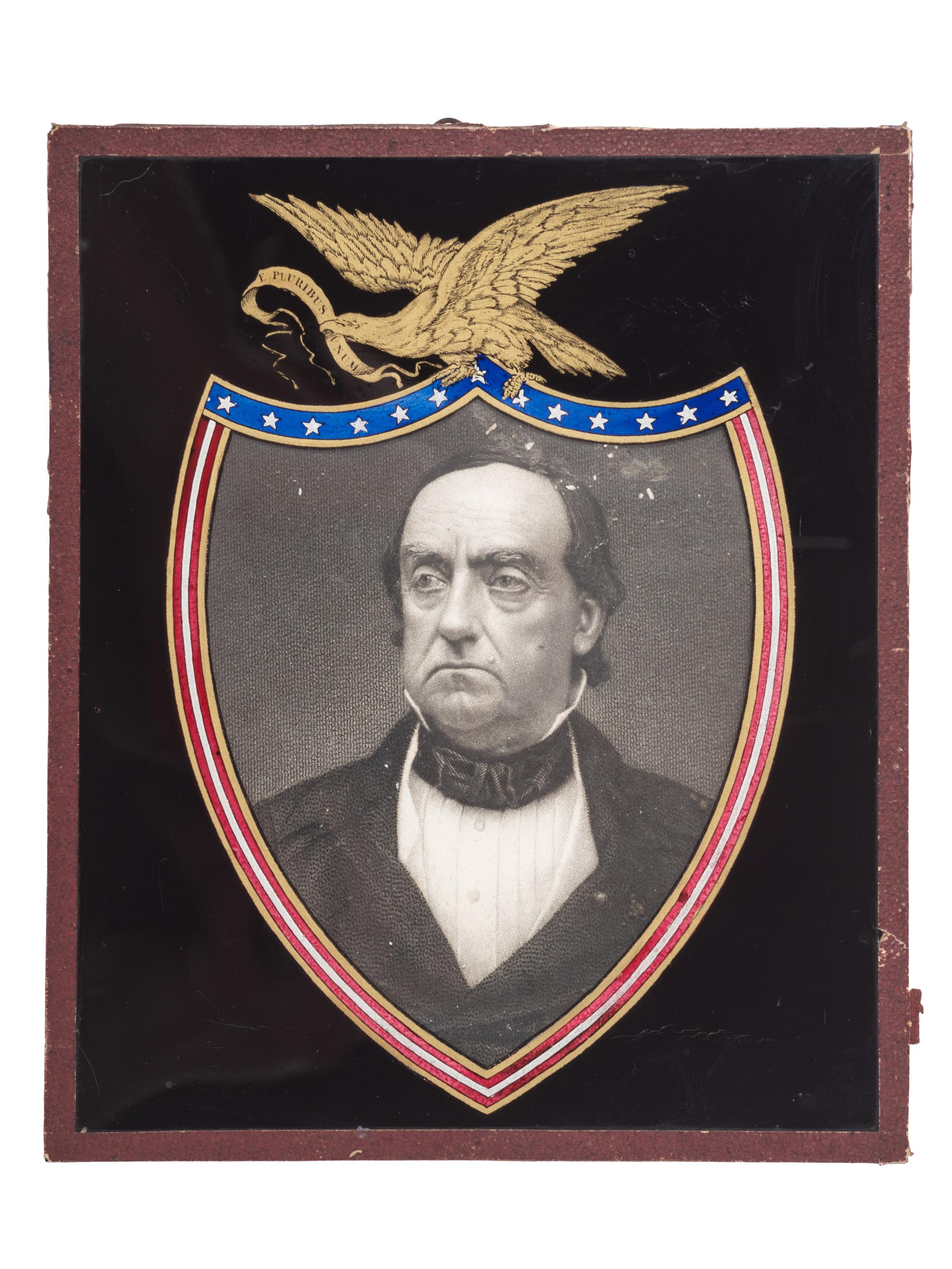 [POLITICS]. BRADY, Mathew, photographer, after. Engraving of Lewis Cass. New York: A.H. Ritchie, engraver, Edward Anthony, publisher, 1848.