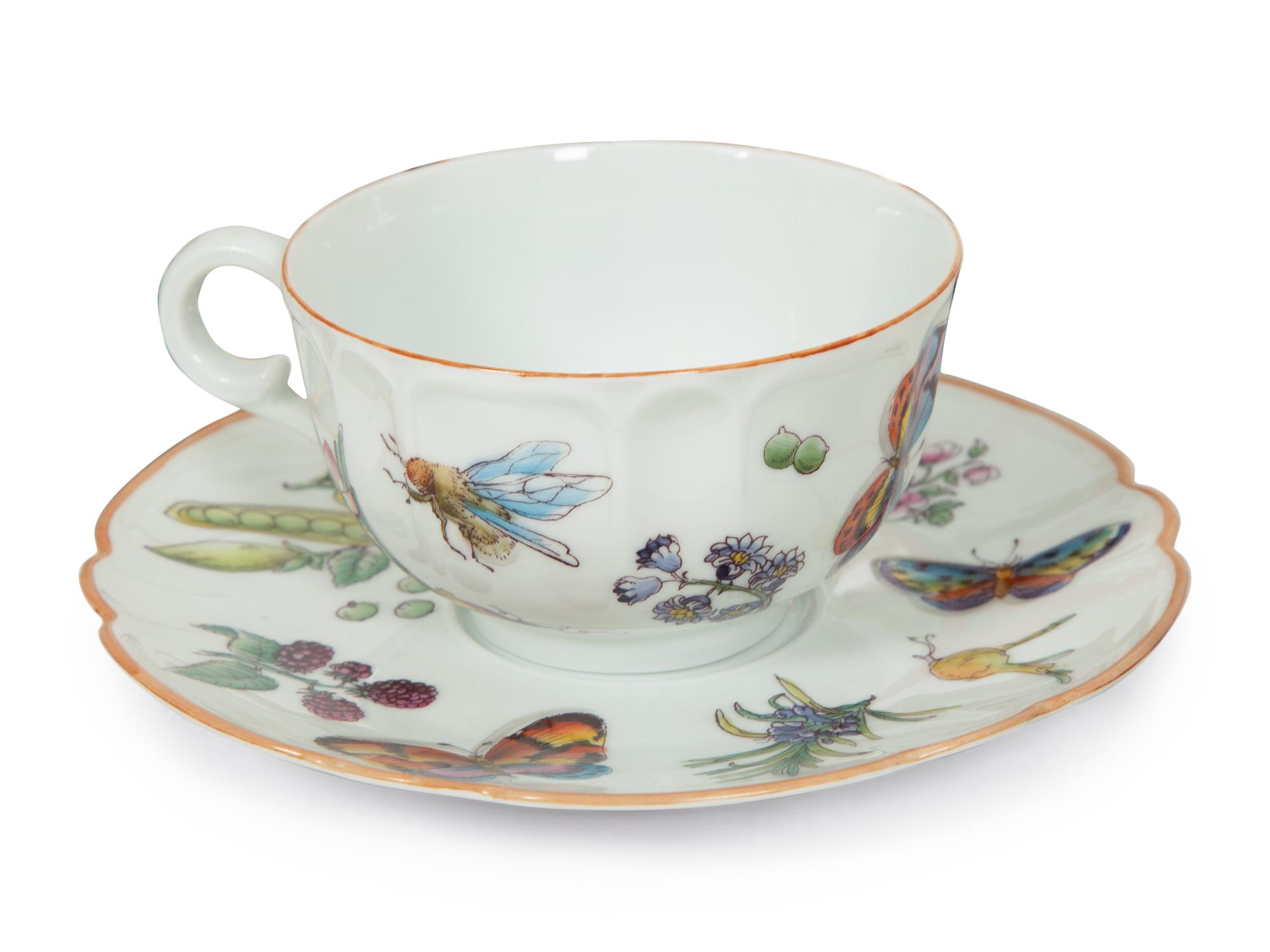 A Puiforcat Chelsea Porcelain Dinner Service
