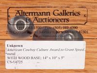 American Cowboy Culture Award, Western Art, Awarded to Grant Speed in 1997