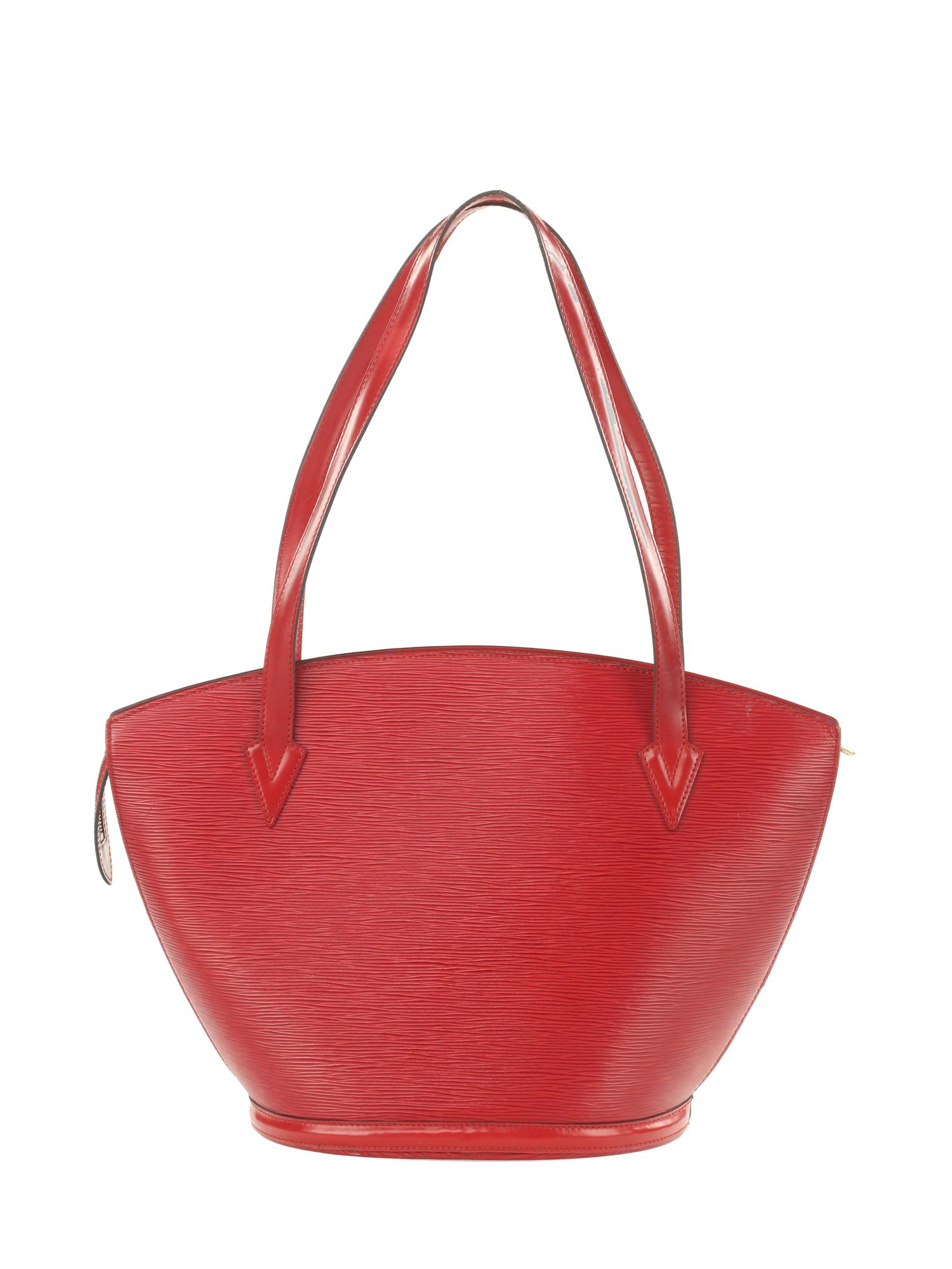 Louis Vuitton Red Epi Leather Saint-Jacques PM Bag
