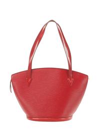 Louis Vuitton Red Epi Leather Saint-Jacques PM Bag