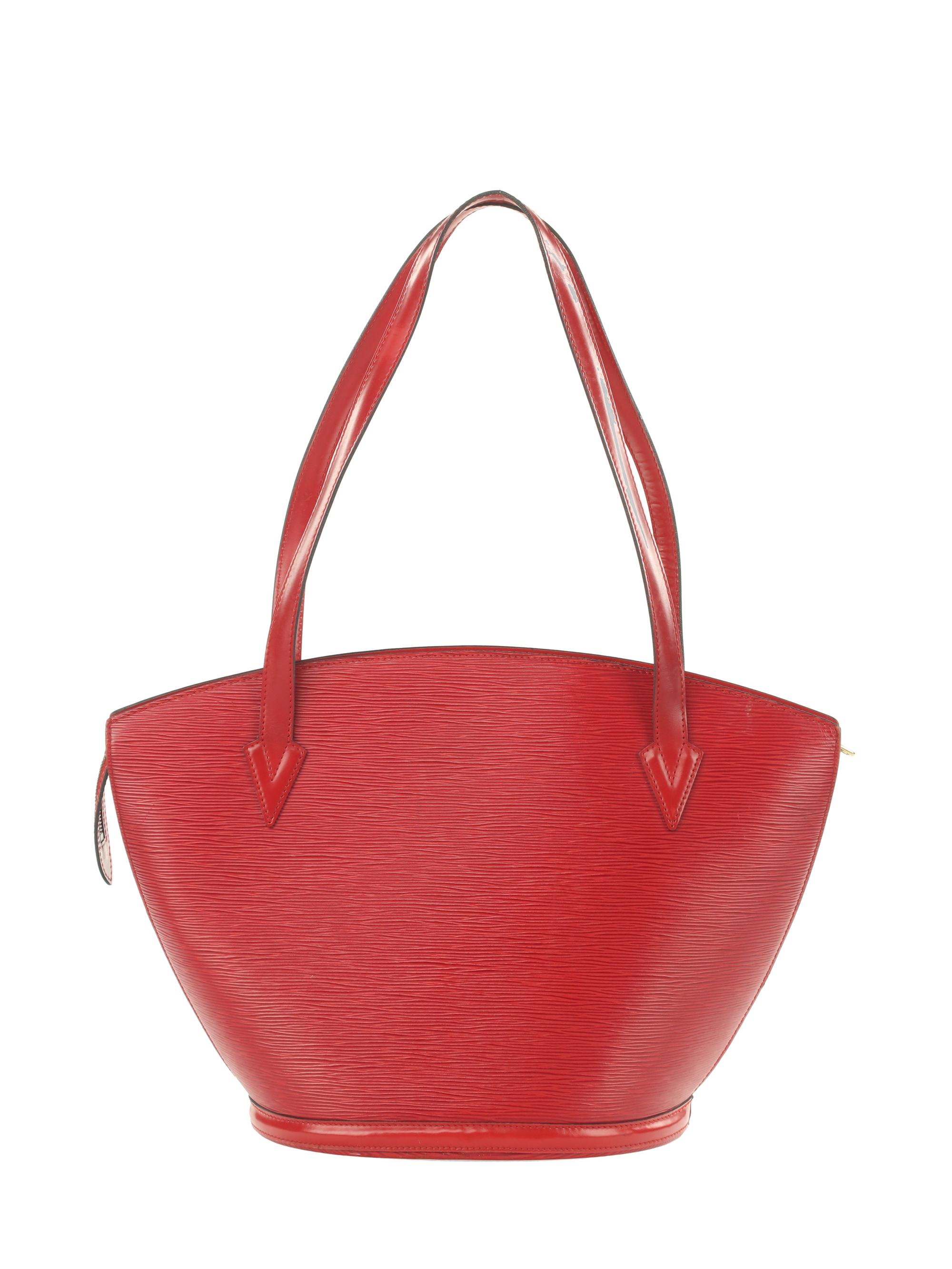 Louis Vuitton Red Epi Leather Saint-Jacques PM Bag