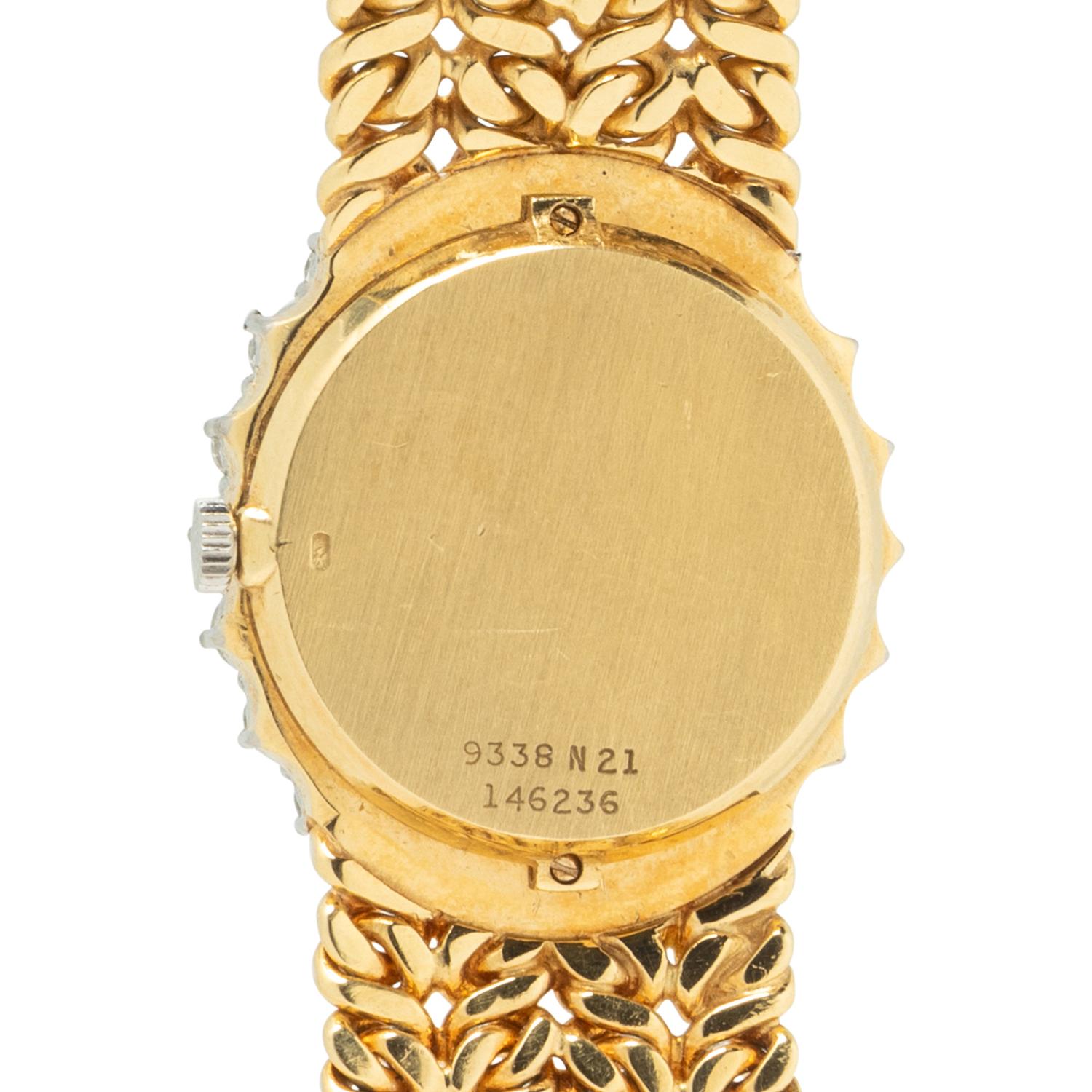 PIAGET, 18K YELLOW GOLD, DIAMOND, AND LAPIS LAZULI WATCH