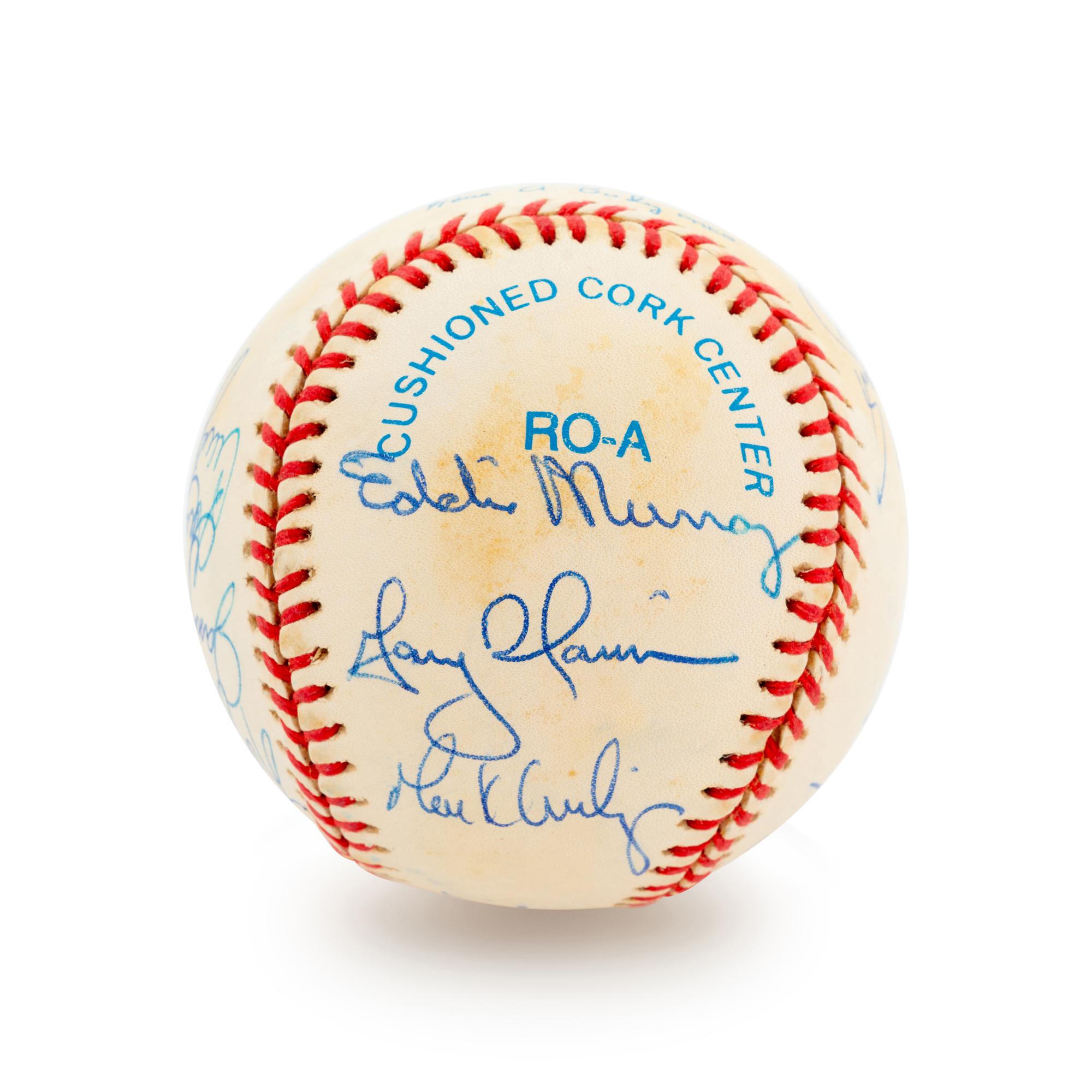 A Group of 19 Los Angeles Angels Signed Baseballs,
