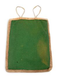 Plateau Beaded Flat Bag, with Eagle