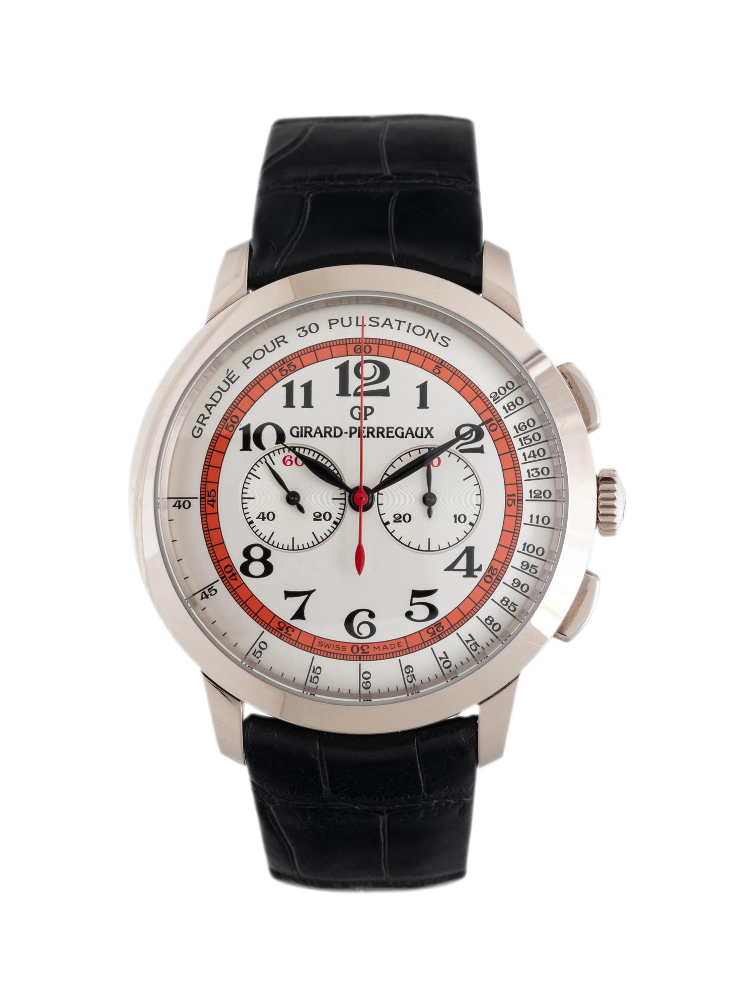 GIRARD-PERREGAUX, STAINLESS STEEL '1966 CHRONOGRAPH DOCTOR'S' WATCH