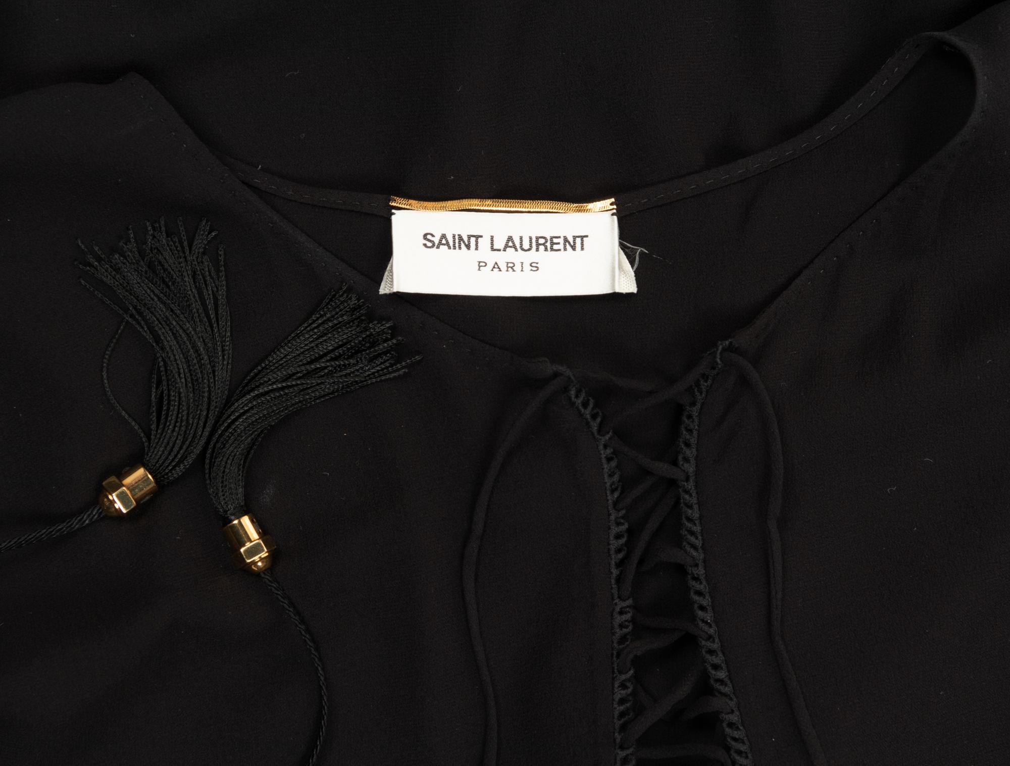 Two Designer Caftans: One Saint Laurent, One Unlabeled (Attributed to Gucci)