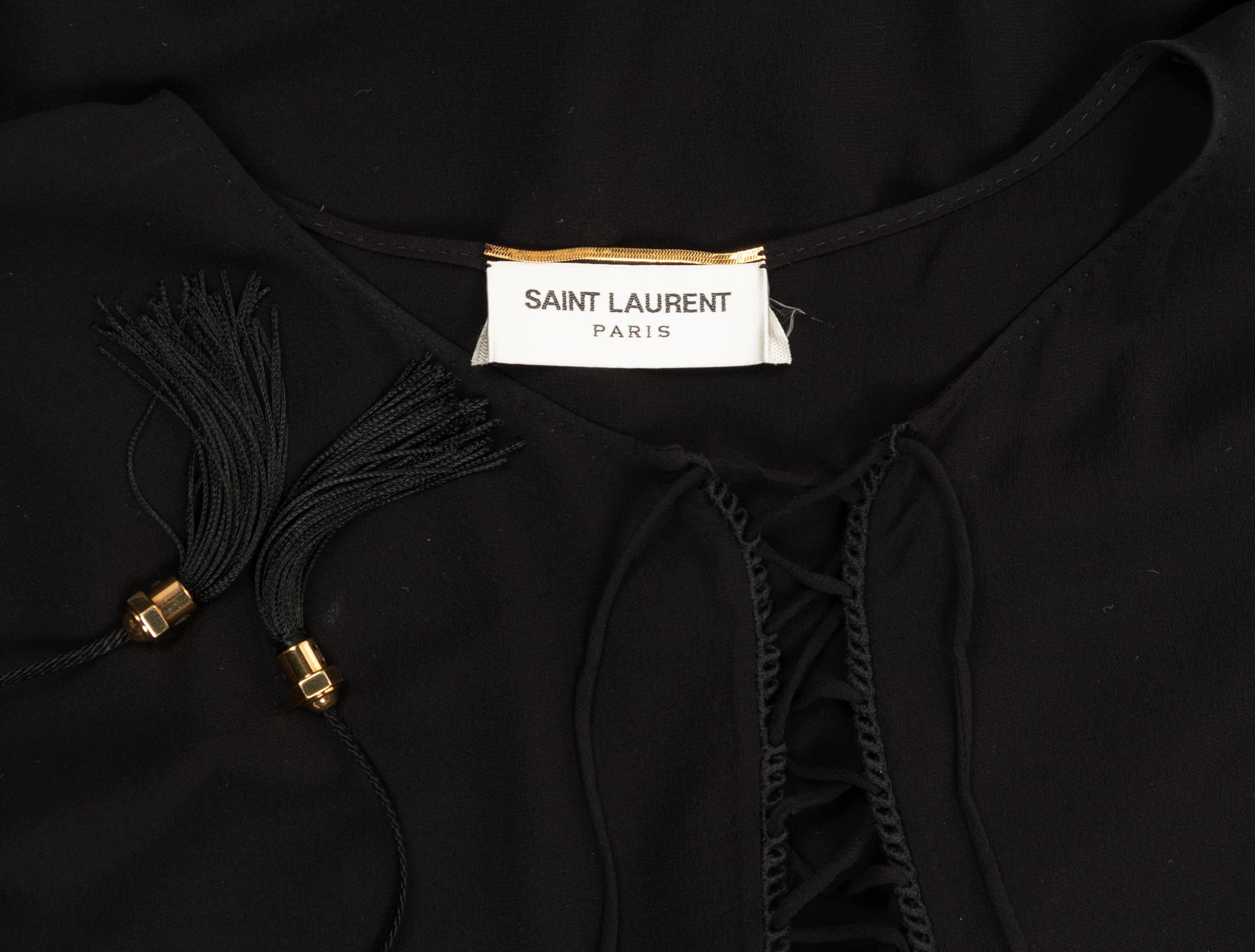 Two Designer Caftans: One Saint Laurent, One Unlabeled (Attributed to Gucci)