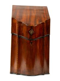 A Regency Style Mahogany Knife Box — 19TH CENTURY