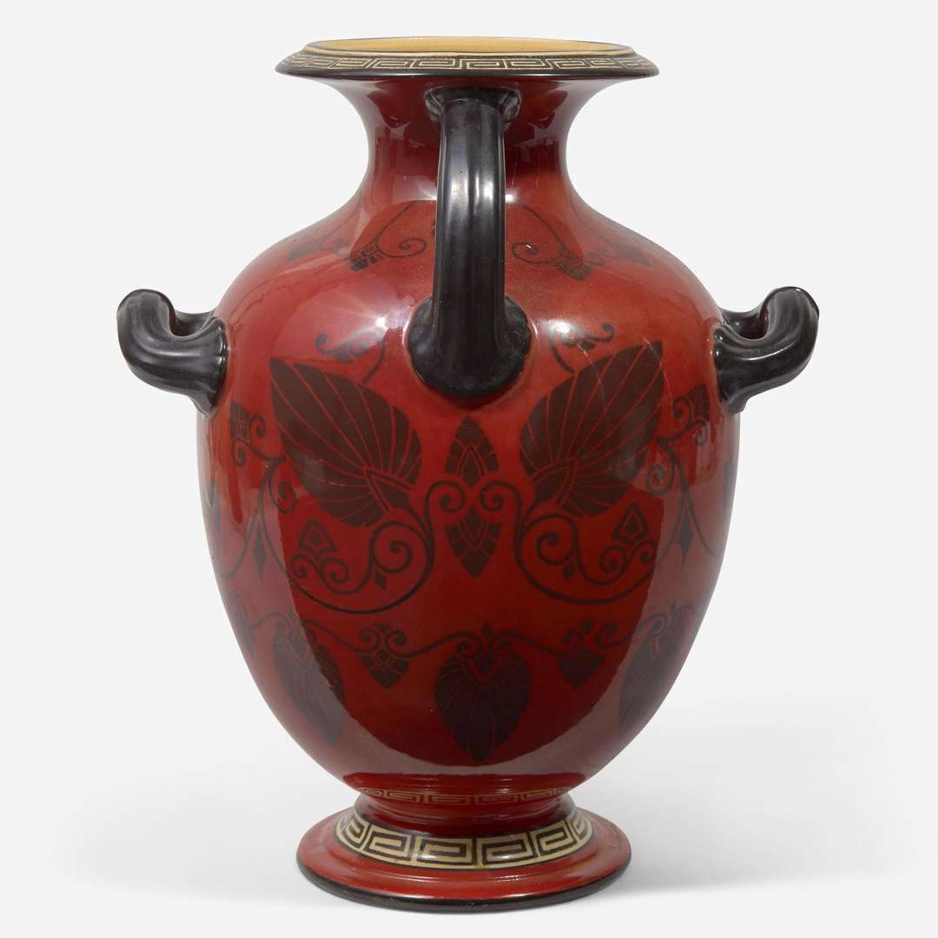 Roseville Pottery (American, active 1890-1954) Rare Rozane Olympic Hydria, USA, circa 1910