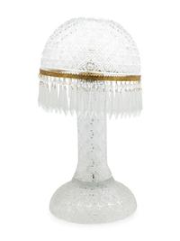 An American Cut Glass Lamp