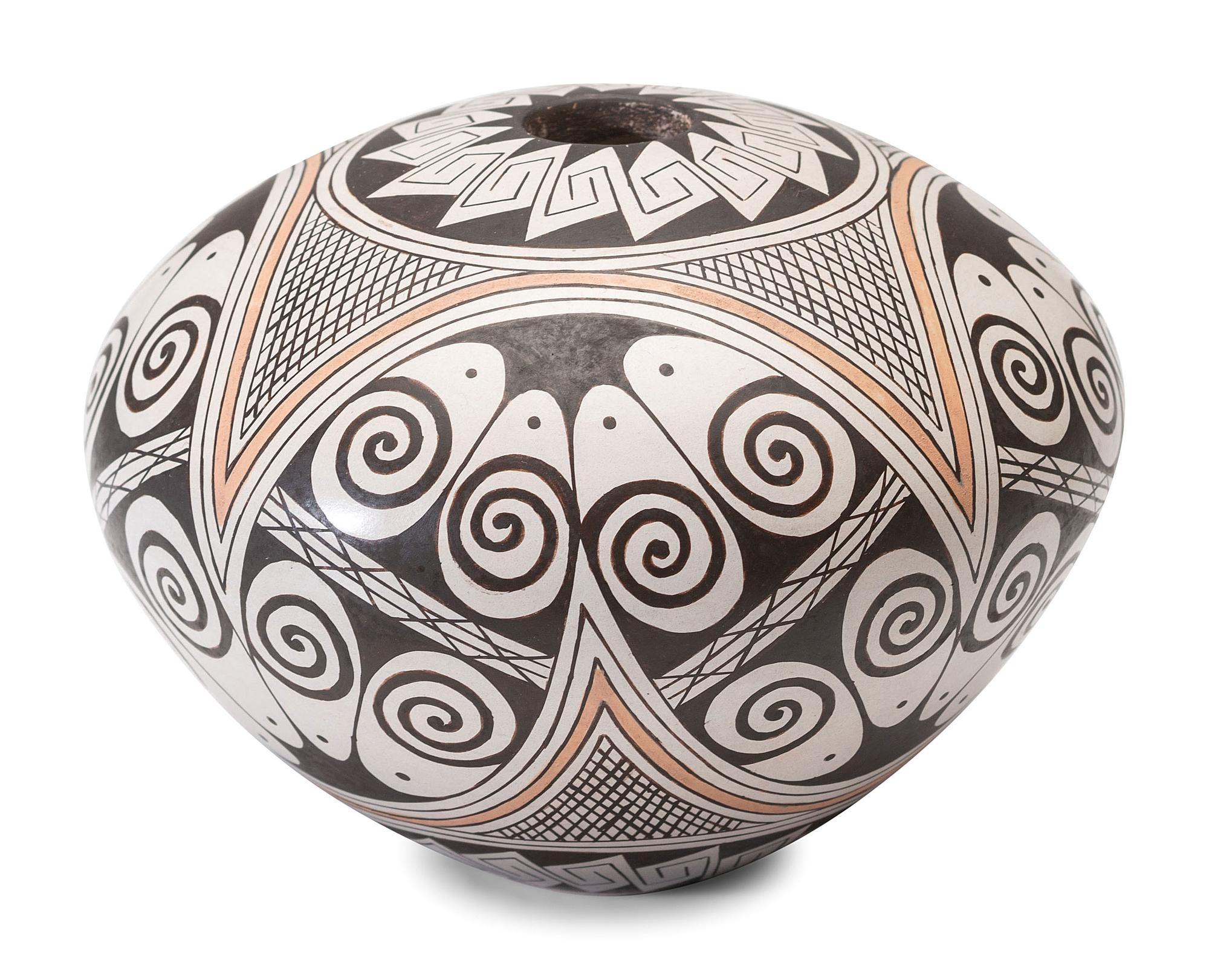 Polychrome Seed Jar