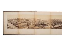 (SAN FRANCISCO.) MUYBRIDGE, Eadweard, photographer. Panorama of San Francisco from California St. Hill . San Francisco, CA: Morse’s Gallery, 1877. 11-panel albumen photograph panorama.