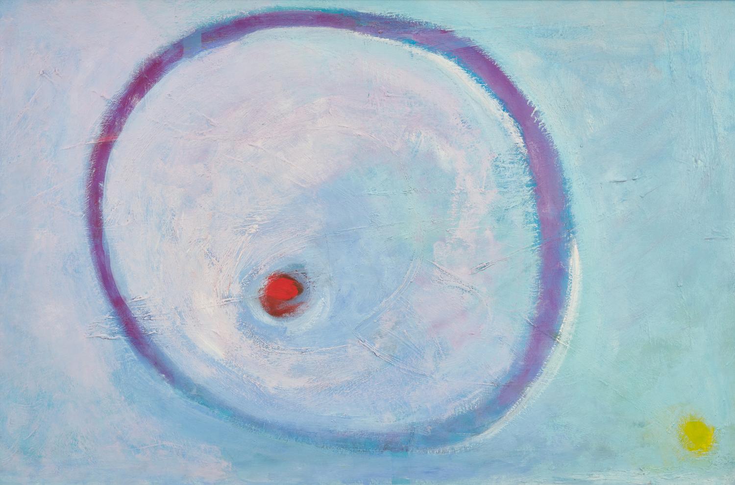 Untitled ( Purple Circle on Blue from The Endless Circle series), 1990-95