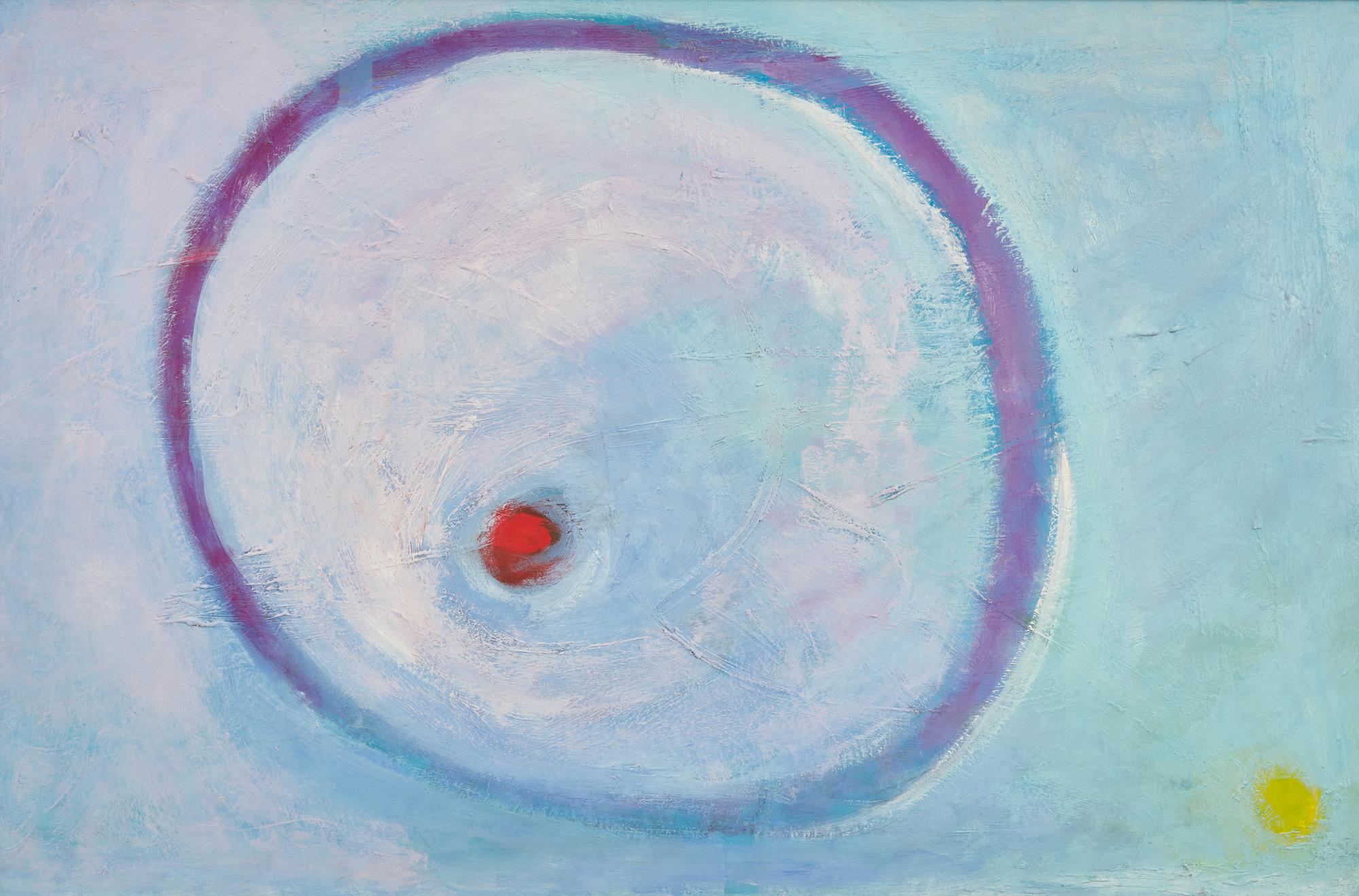 Untitled ( Purple Circle on Blue from The Endless Circle series), 1990-95