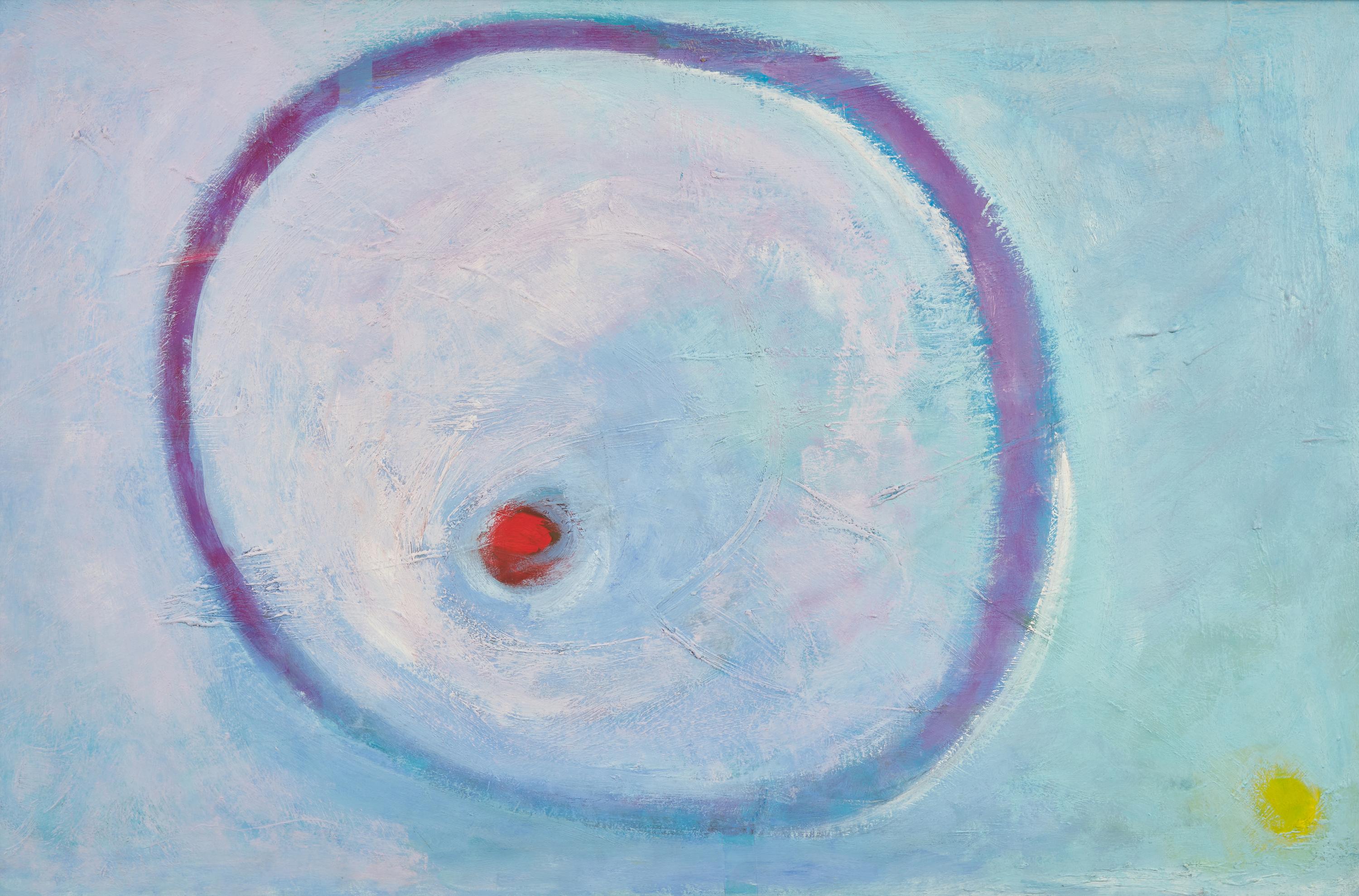 Untitled ( Purple Circle on Blue from The Endless Circle series), 1990-95