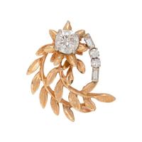 YELLOW GOLD AND DIAMOND PENDANT