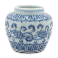 A Chinese Blue and White Porcelain Jar