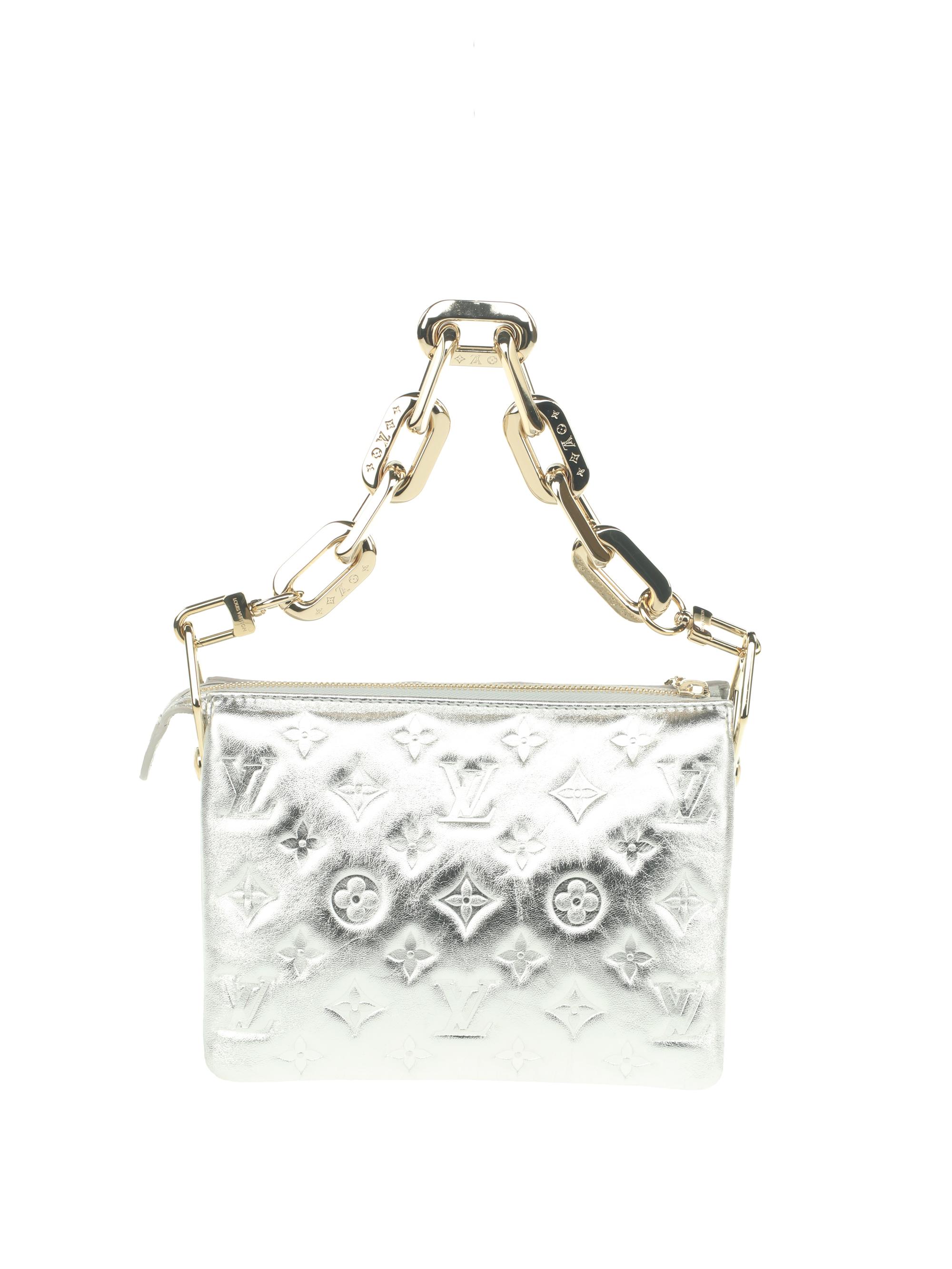 Louis Vuitton Metallic Sequin Coussin BB Bag, 2022
