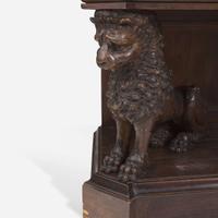A Renaissance Revival Carved Walnut Chest on Stand Italian, 19th century