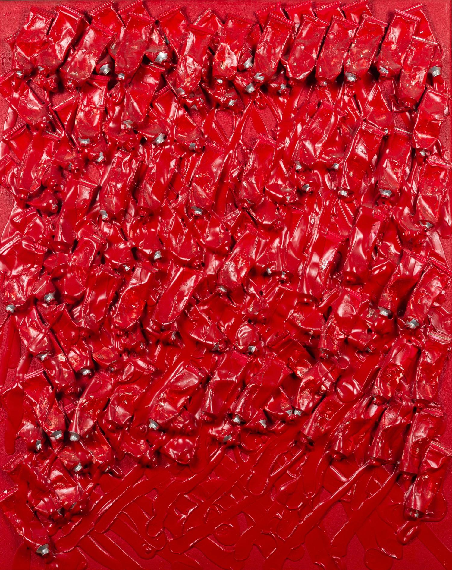 Monochrome Accumulation (Cadmium Red Medium)