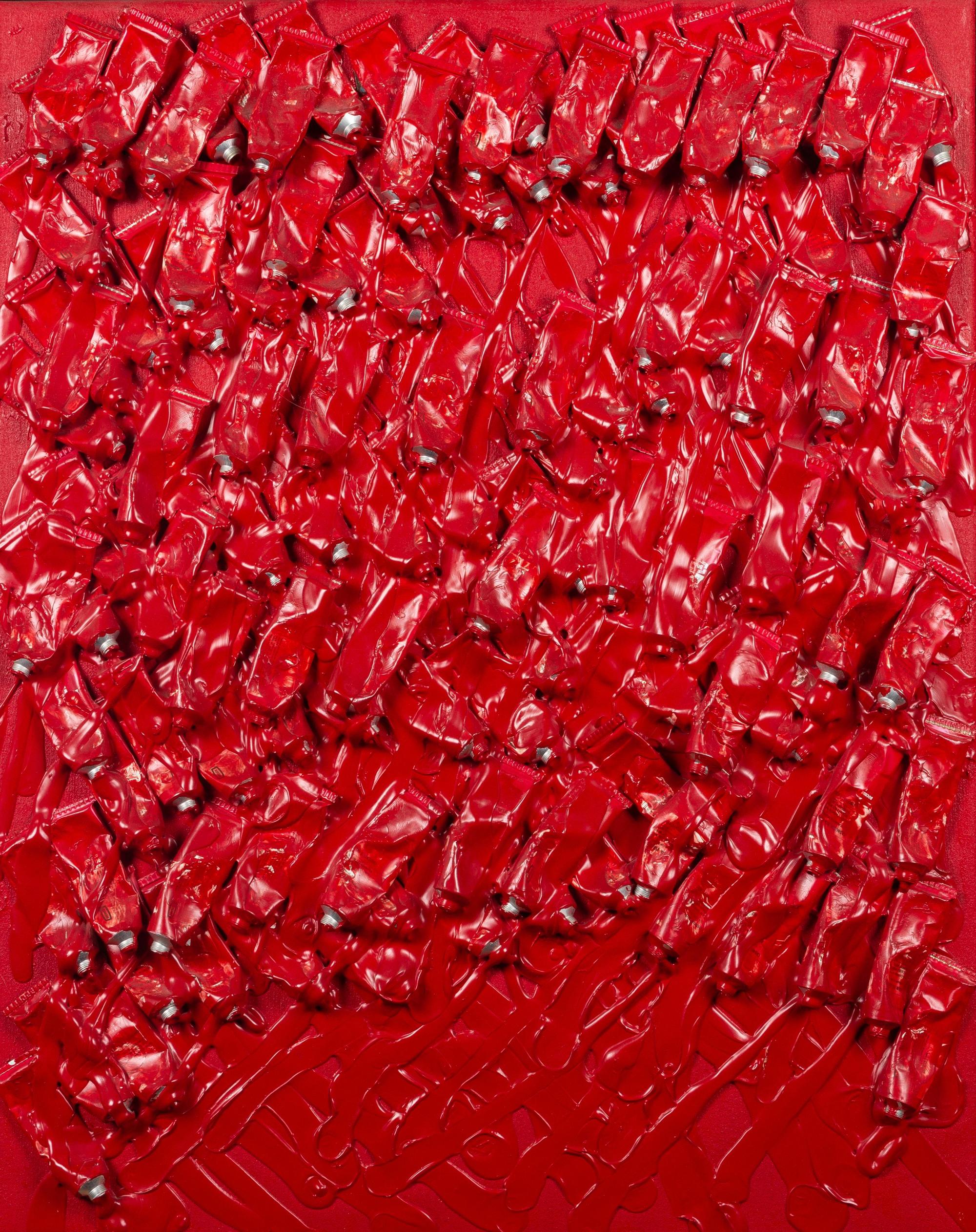 Monochrome Accumulation (Cadmium Red Medium)