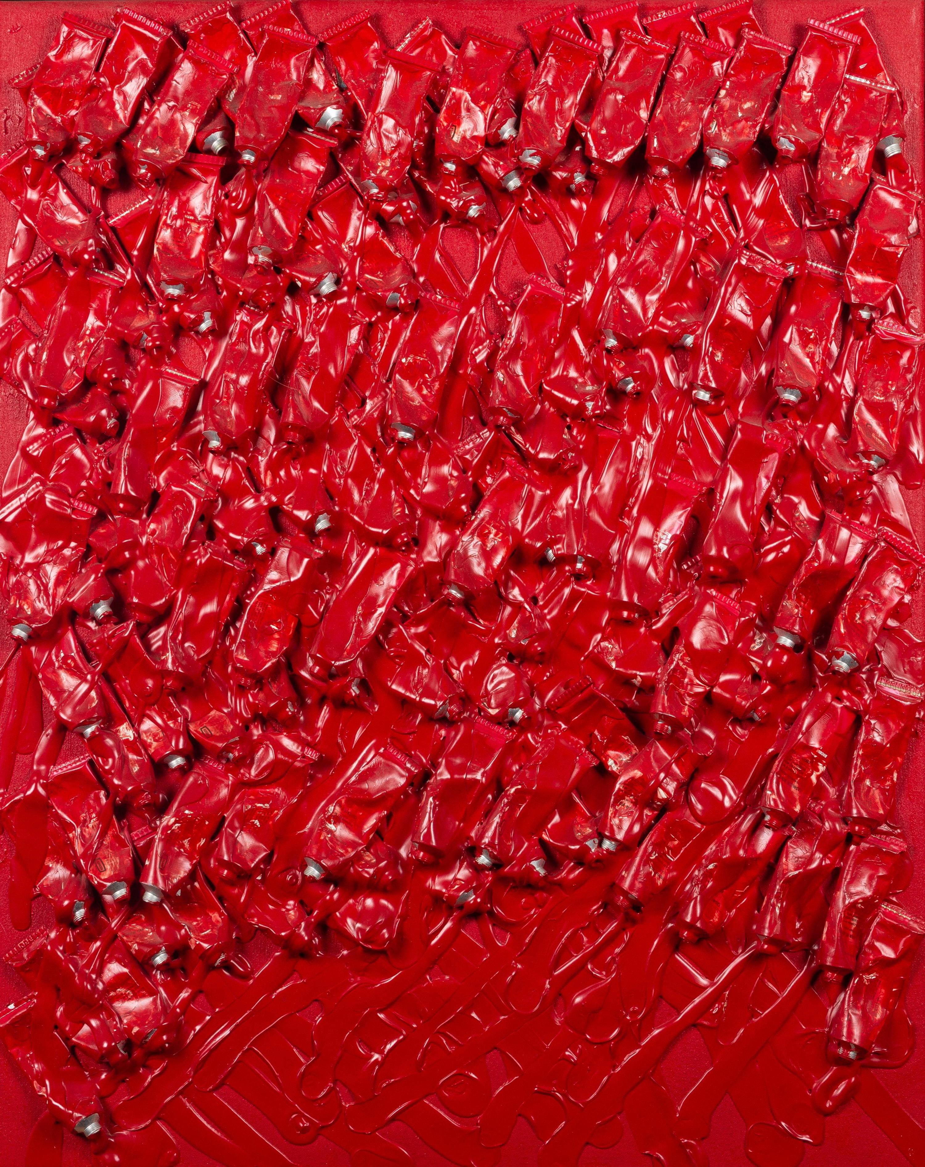 Monochrome Accumulation (Cadmium Red Medium)