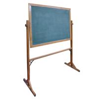 A Double-Sided Chalk Board 53.25" W x 22.5" D x 70" H — United States, late 19th Century
