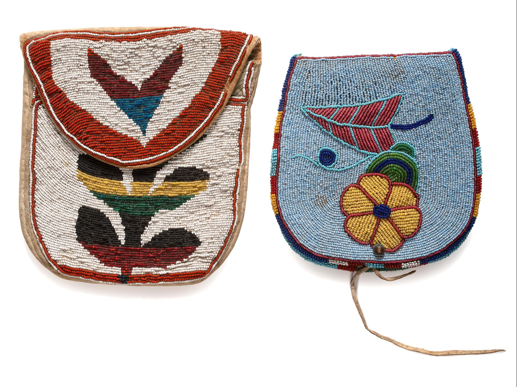 Plateau Beaded Pouches