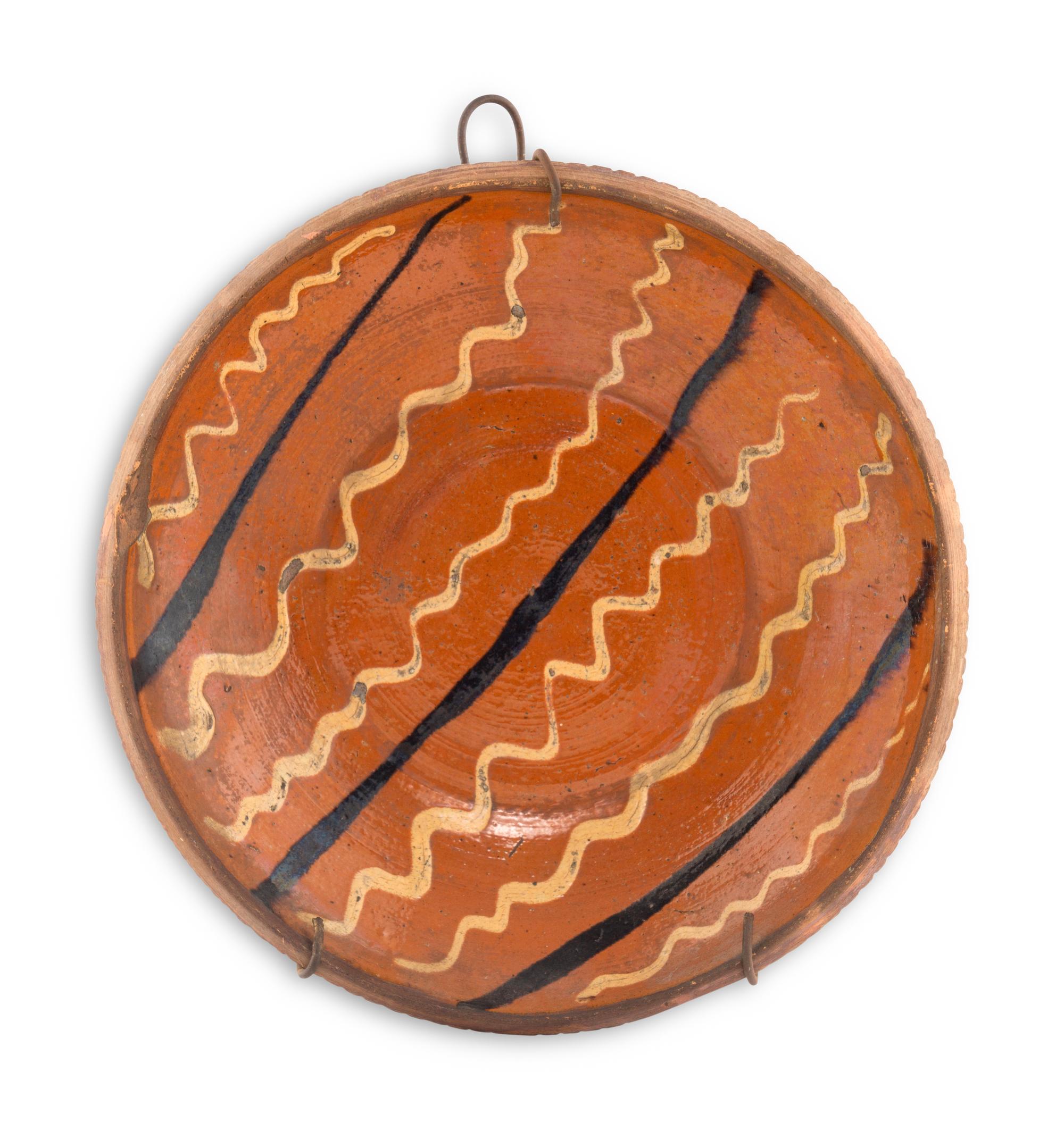 A Redware Plate