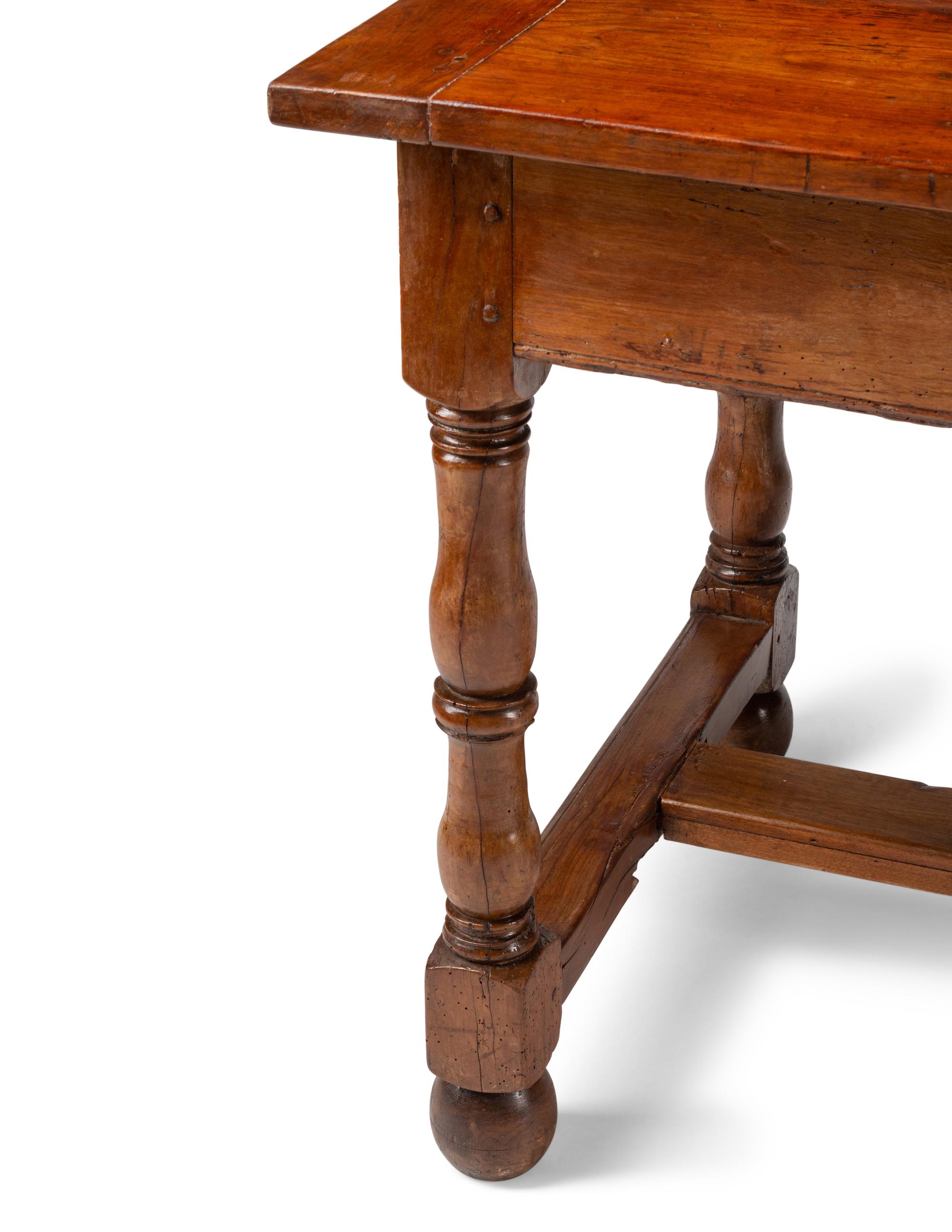 A French Provincial Walnut Farm Table