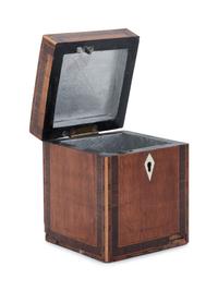 An English Mahogany Tea Caddy