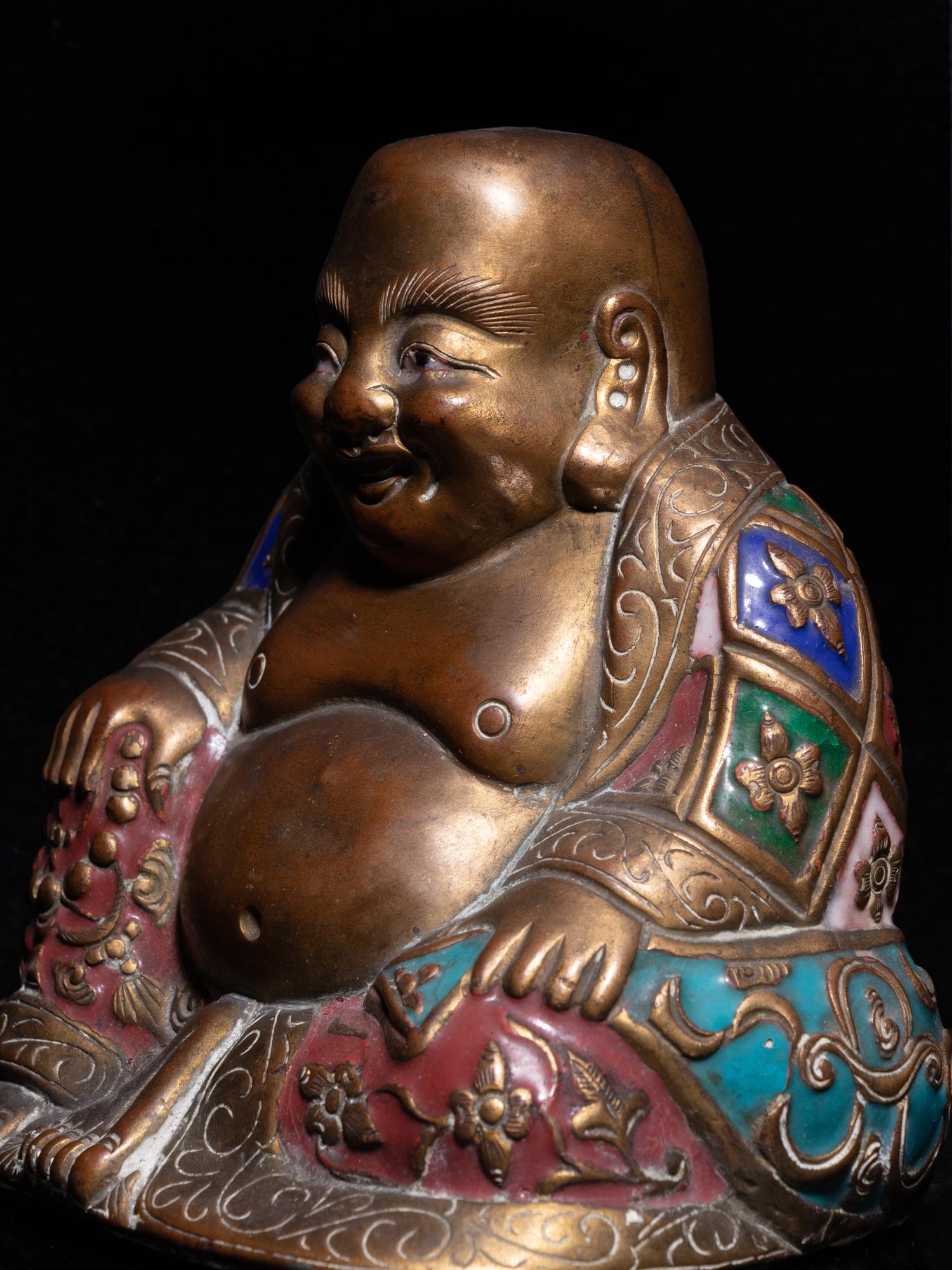 Three Chinese Figures of Laughing Buddha