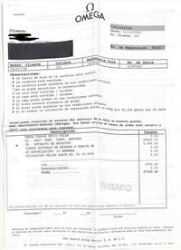 OMEGA, REF. 105.003-64 STAINLESS STEEL 'ED WHITE' 'SPEEDMASTER' CHRONOGRAPH WATCH, WITH OMEGA EXTRACT FROM THE ARCHIVES, OMEGA SERVICE PAPERS
