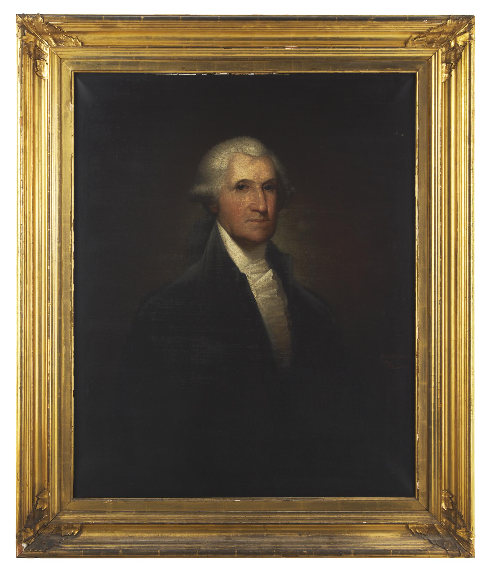 Edward Dalton Marchant (1806-1887), After Gilbert Stuart (1755-1828), A Portrait Of George Washington