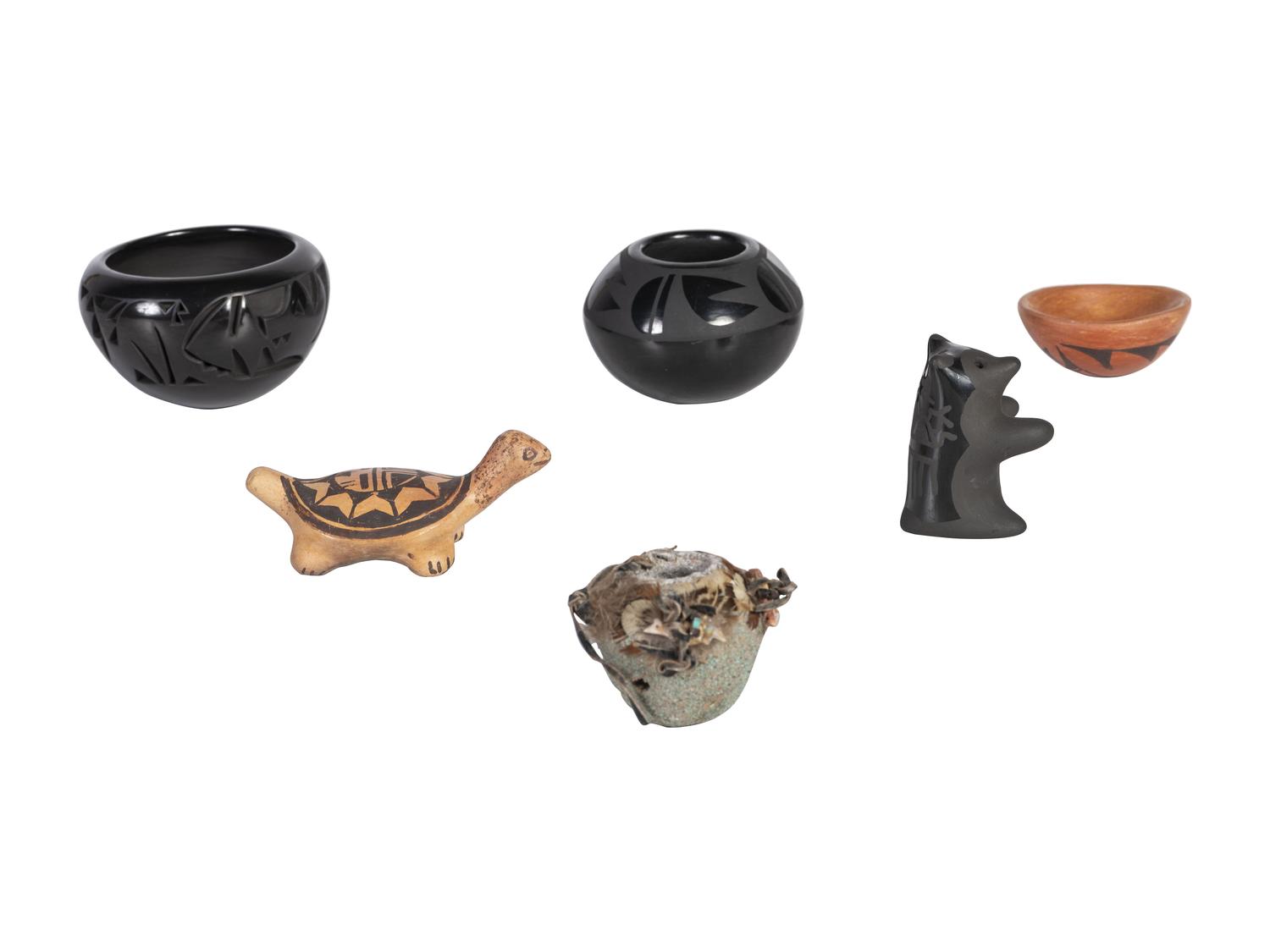 Collection of Pueblo Pottery