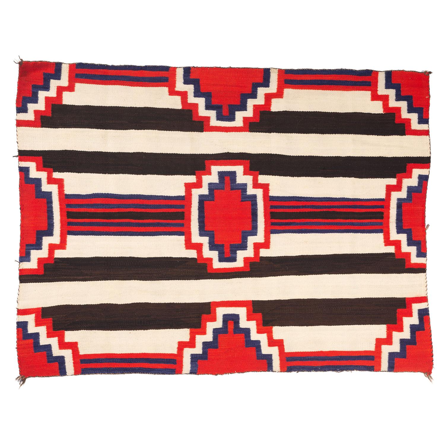 Navajo Third Phase Pattern Blanket / Rug