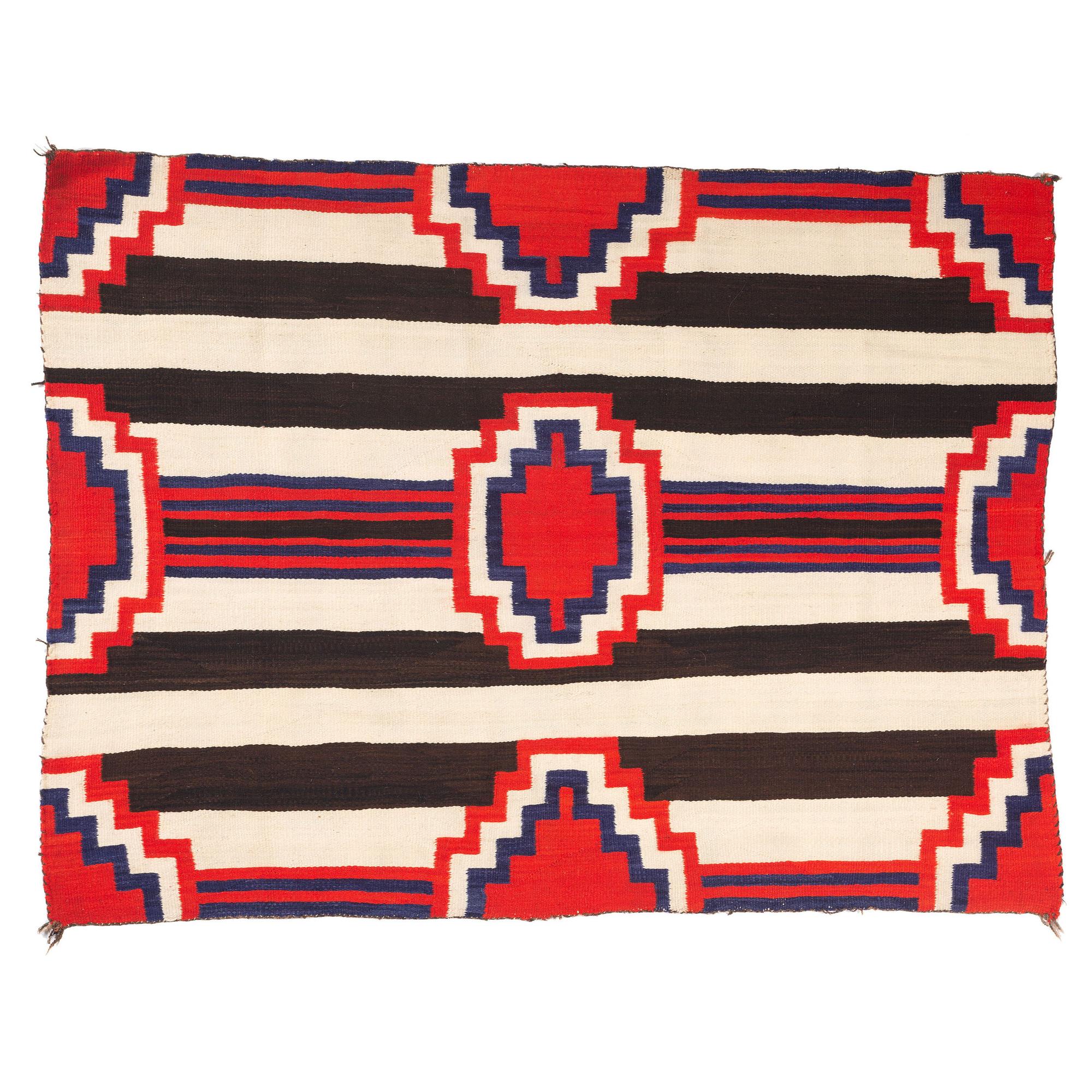 Navajo Third Phase Pattern Blanket / Rug