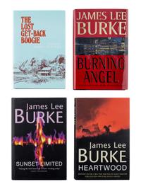 BURKE, James Lee (b. 1936). A group of 4 works by Burke, MOST FIRST EDITIONS, ALL SIGNED, comprising: