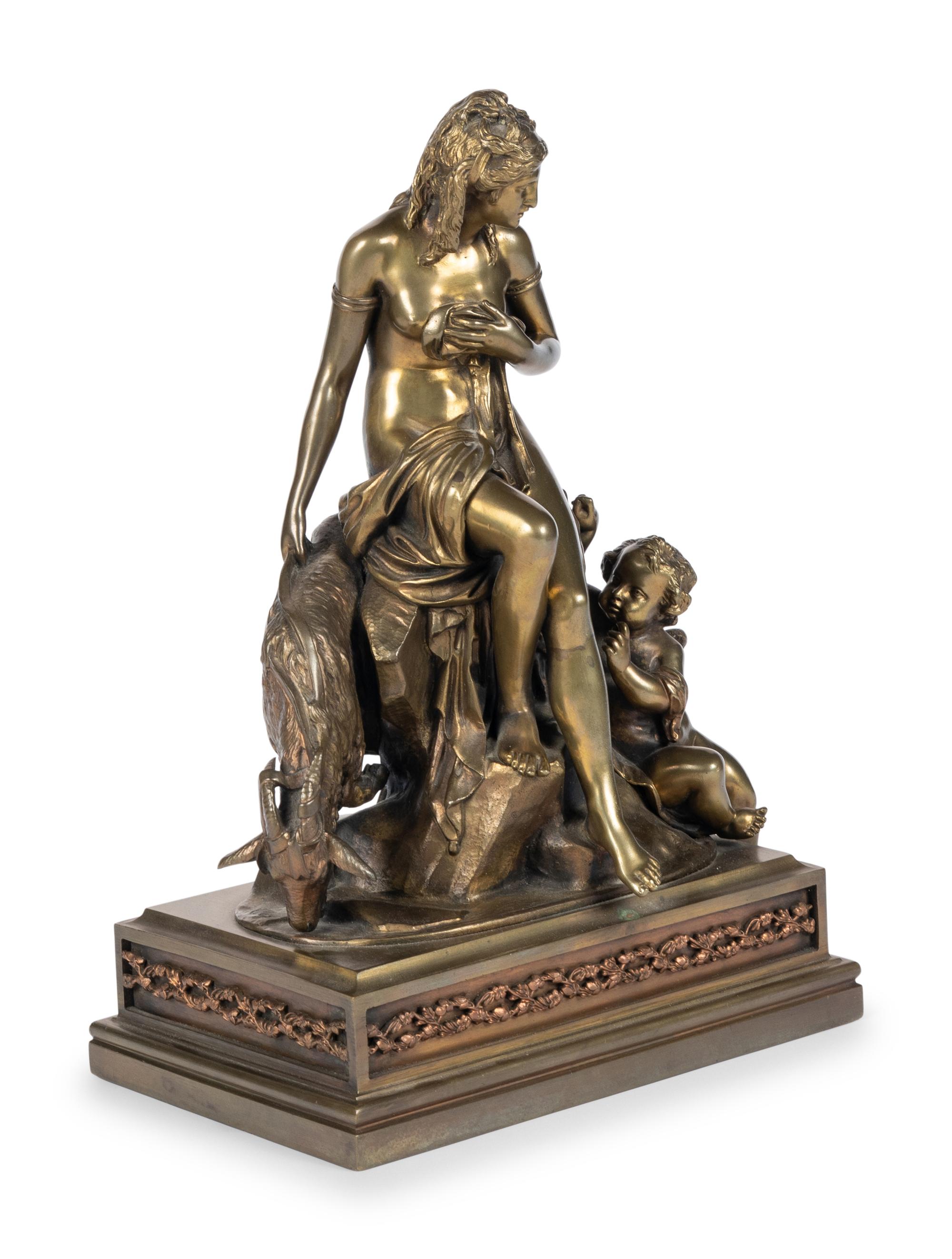 A Continental Bronze Figural Group