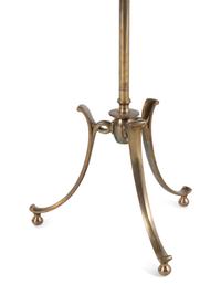 A Pair of Contemporary Brass Floor Lamps