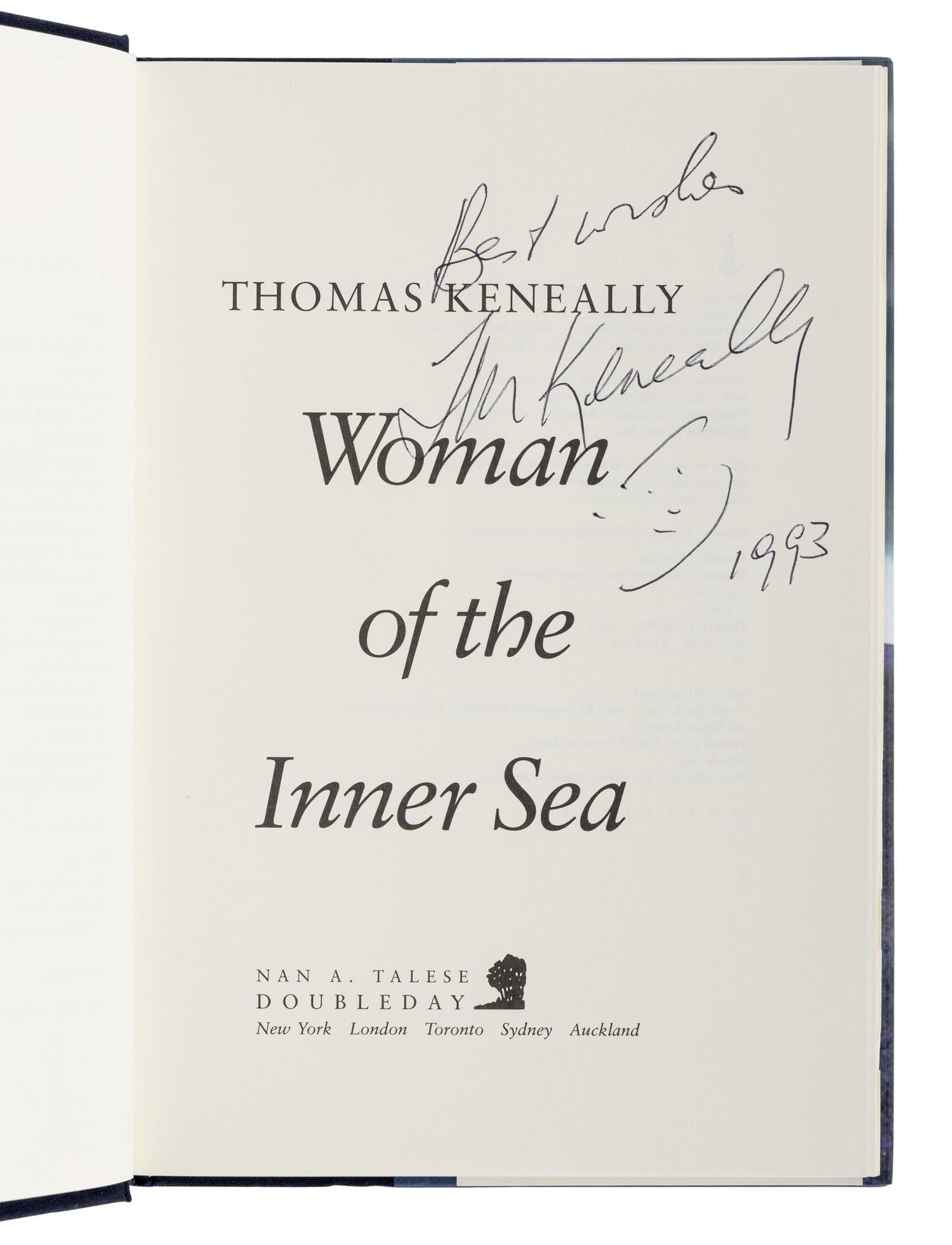 KENEALLY, Thomas (b. 1935). Schindler’s List. New York: Simon & Schuster, 1982.