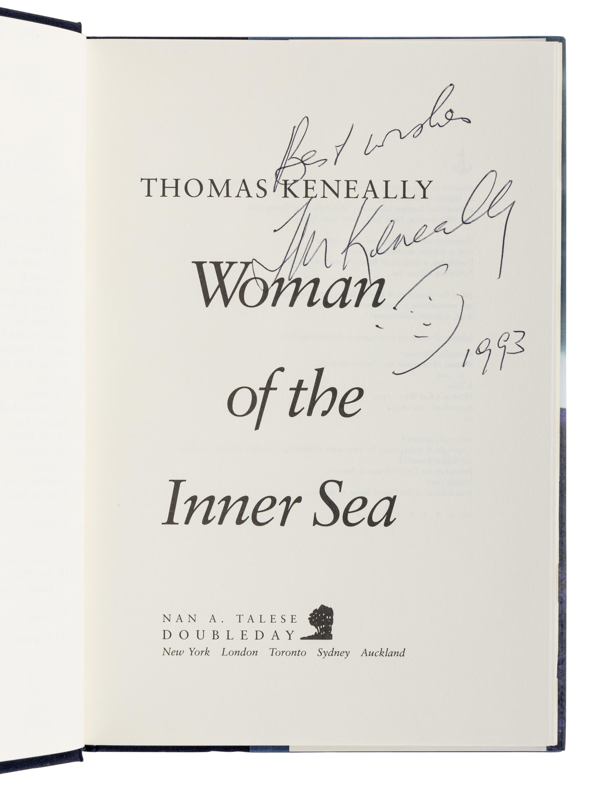 KENEALLY, Thomas (b. 1935). Schindler’s List. New York: Simon & Schuster, 1982.