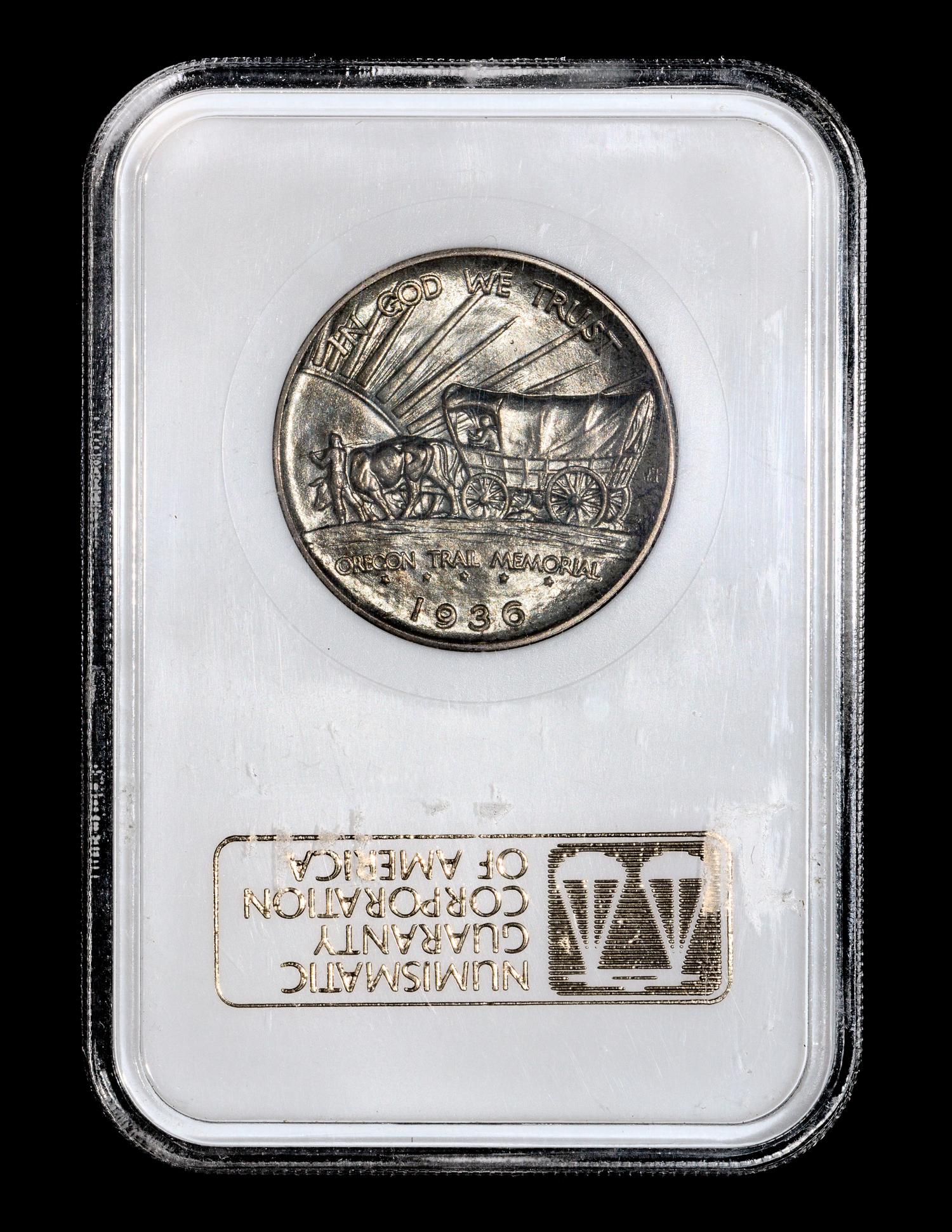 A United States 1936 Oregon Commemorative 50c Coin — NGC graded MS65