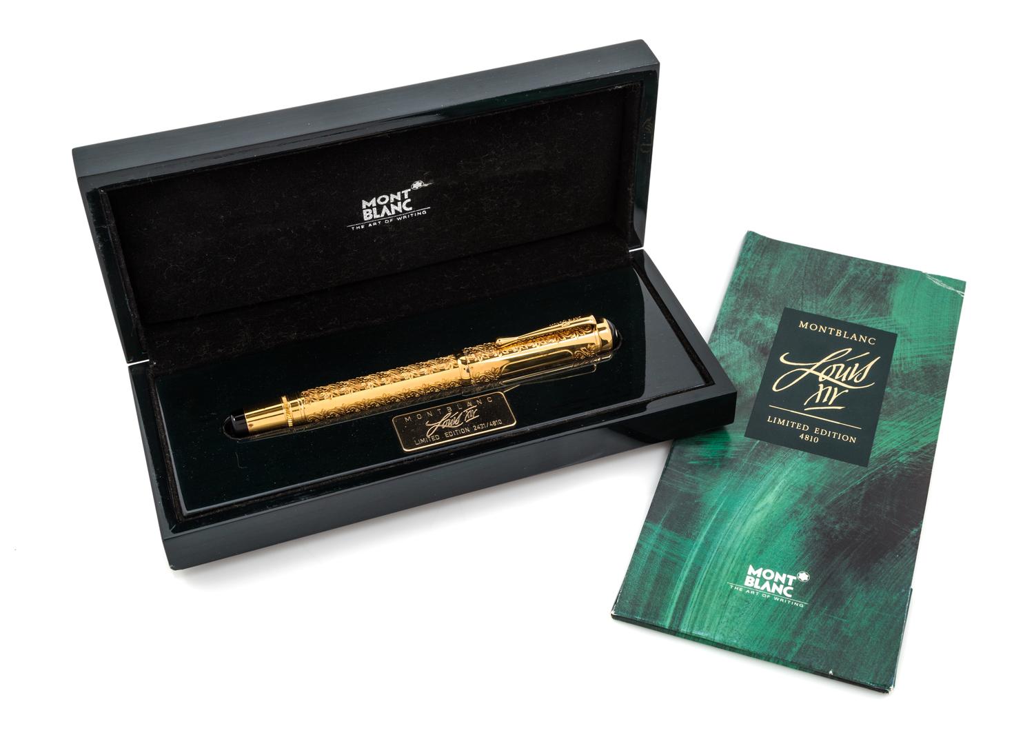 A Montblanc Louis XIV Limited Edition Fountain Pen