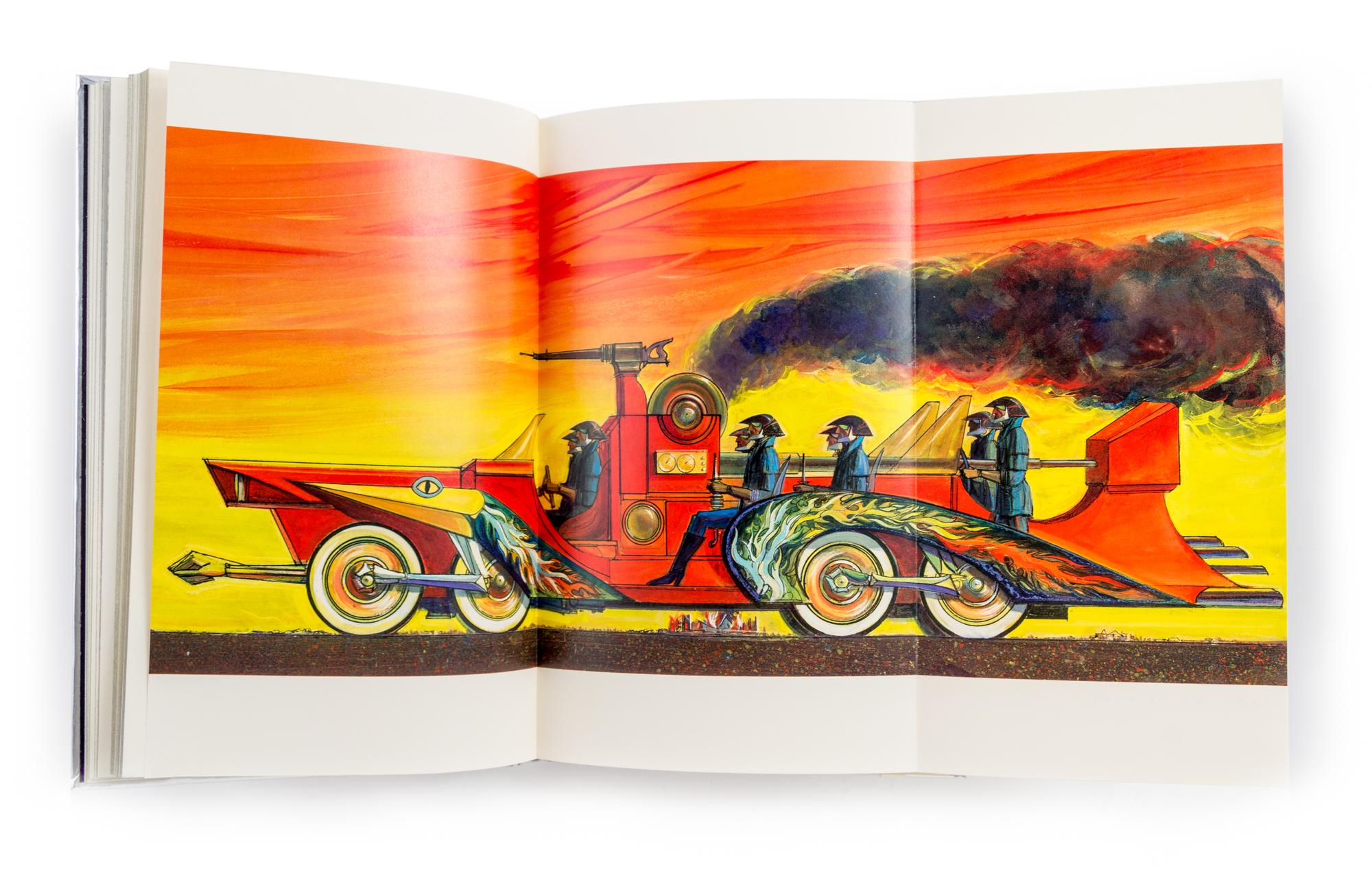 (LEC; MUGNAINI, JOSEPH) BRADBURY, RAY. Fahrenheit 451. Limited Editions Club, 1982. Limited. Signed by both author and illustrator.