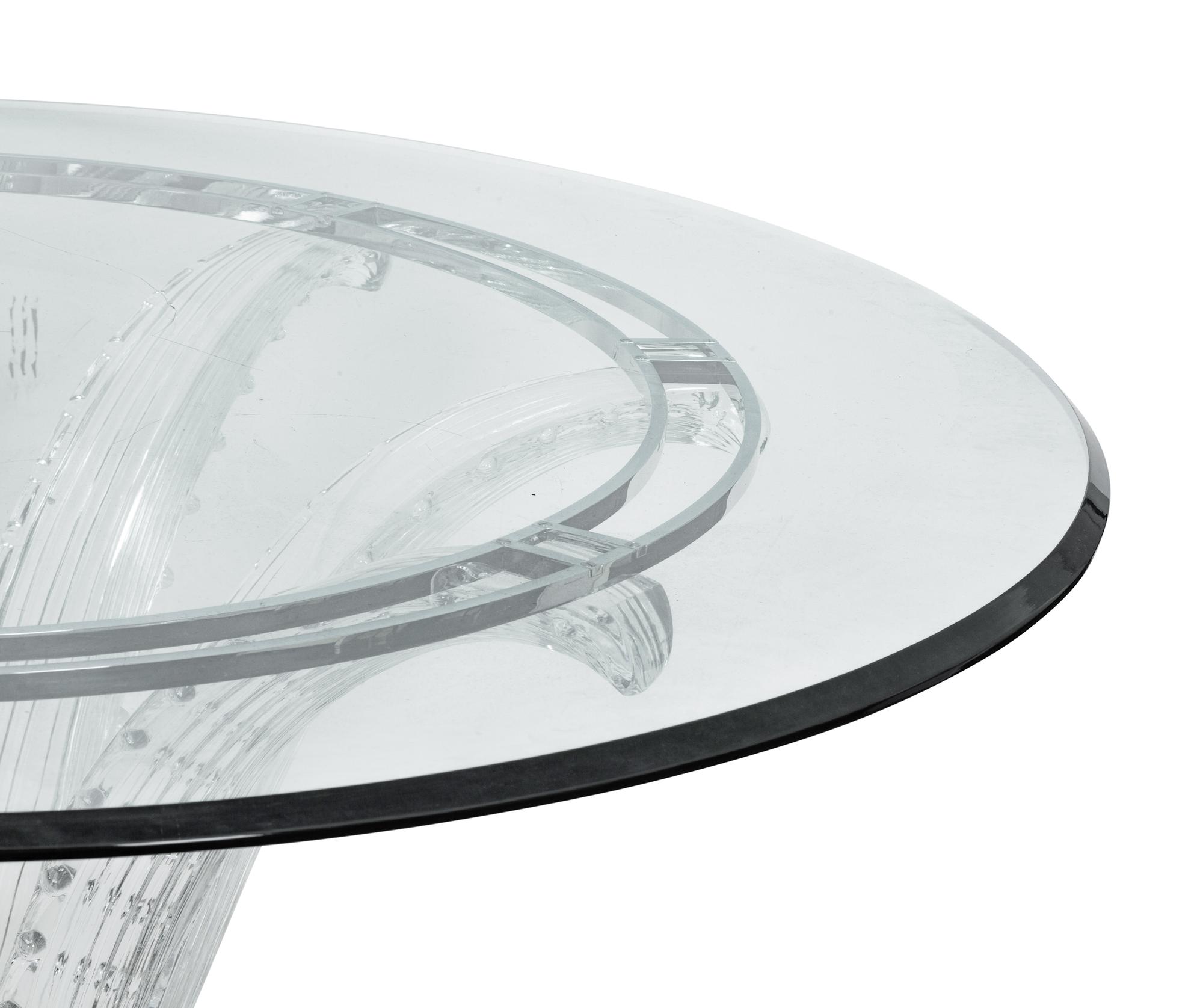 A Lalique Cactus Center Table